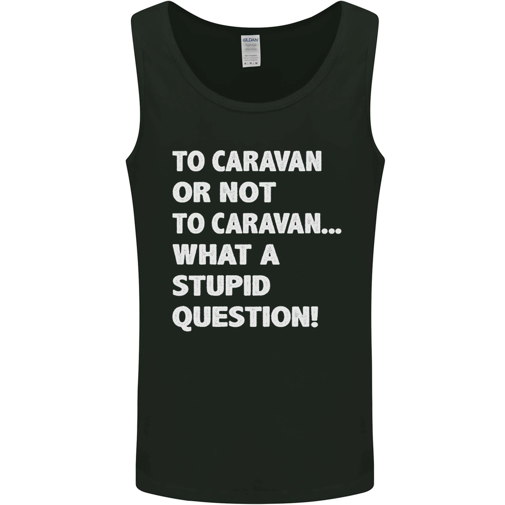 Caranna or Not Mens Vest Tank Top Funny Shakespeare Tee