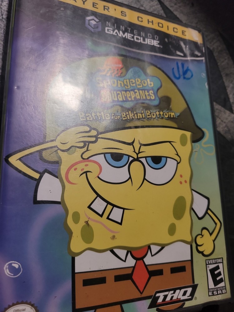 SpongeBob SquarePants The Battle for Bikini Bottom (GameCube, 2004) Complete CIB