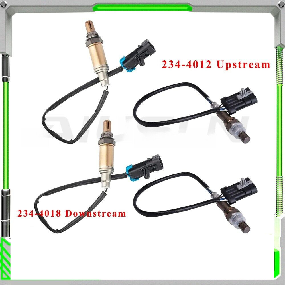 4Pcs Upstream&Downstream O2 Oxygen Sensor For Chevy Silverado GMC 1500 1996-2002
