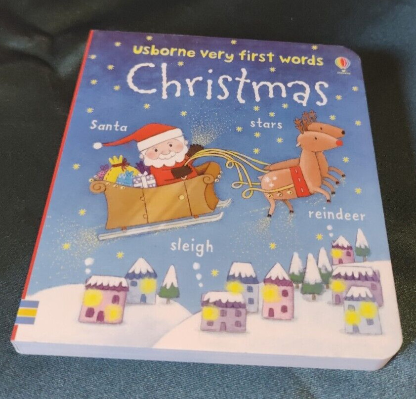 Usborne Very First Words Christmas by Felicity Brooks Board book brand new