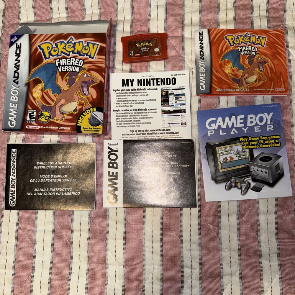 Pokemon: FireRed Version (Nintendo Game Boy Advance, 2004)