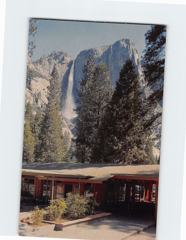 Postcard Yosemite Lodge Yosemite Falls California USA