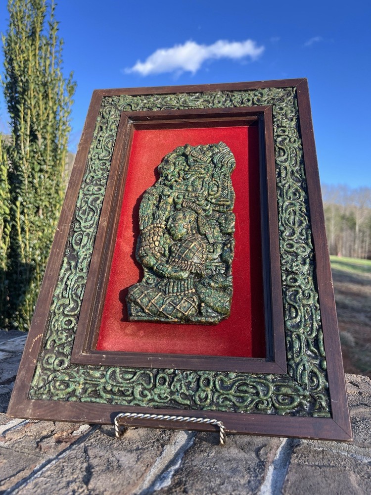 Vintage El Arte Azteca Handmade Aztec/Mayan Decorative Wall Art Piece