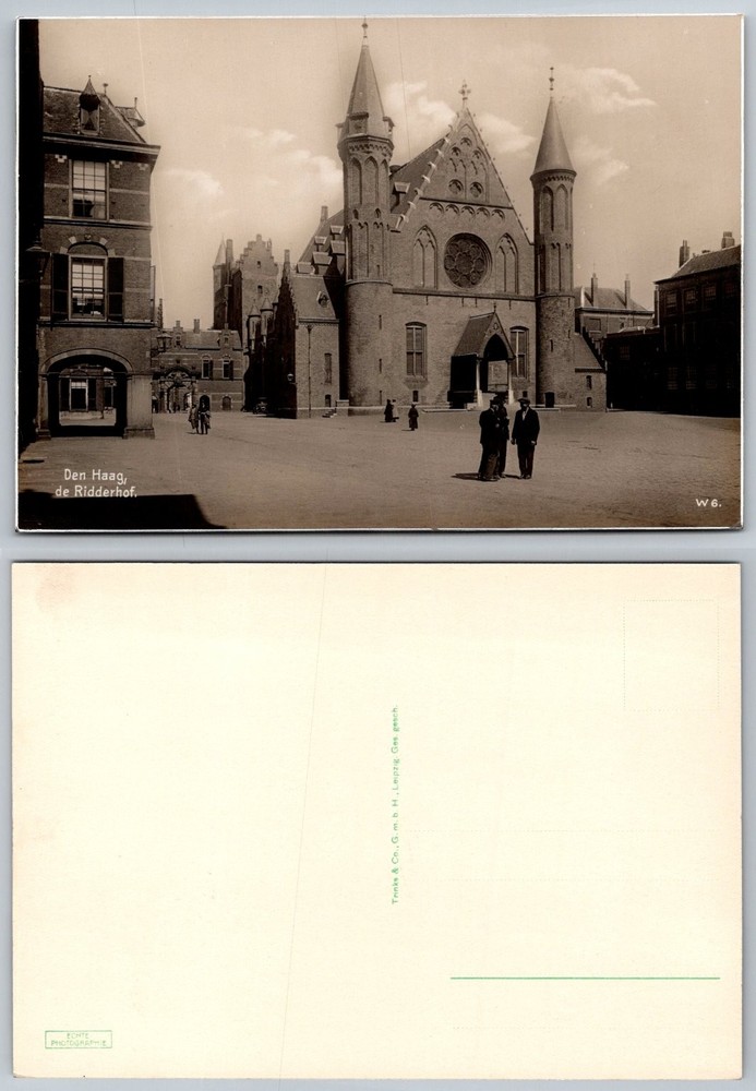 RPPC Den Haag Ridderhof Binnenhof The Hague Netherlands Trinks & Co Postcard