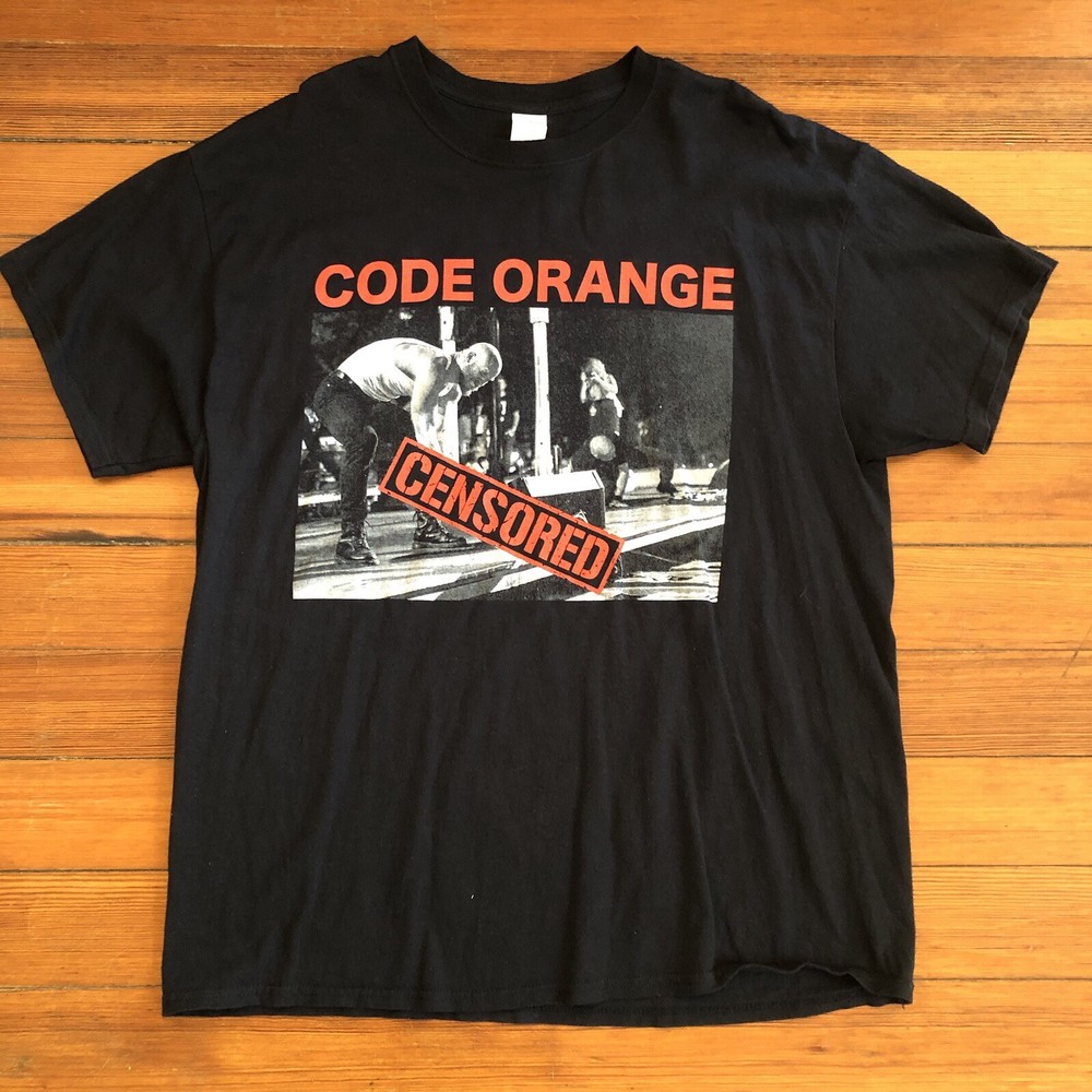 Code Orange Censored Shirt F**** Them All Extra Large XL