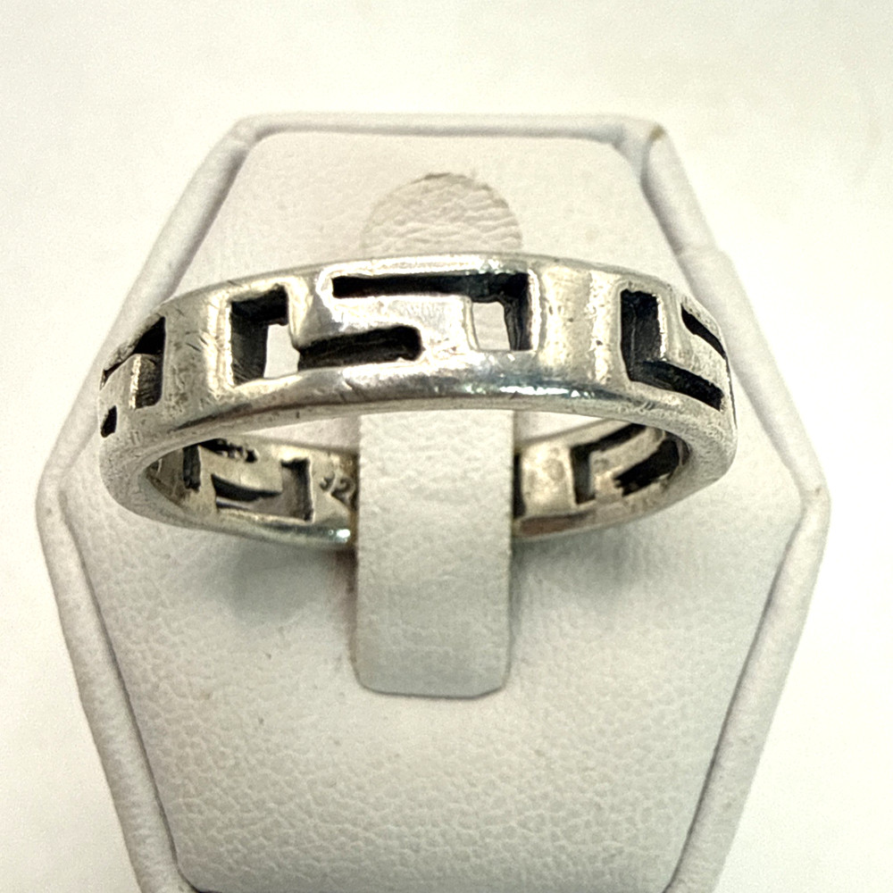 STUNNING .925 Vintage Sterling Silver Estate Ring Size 10.75