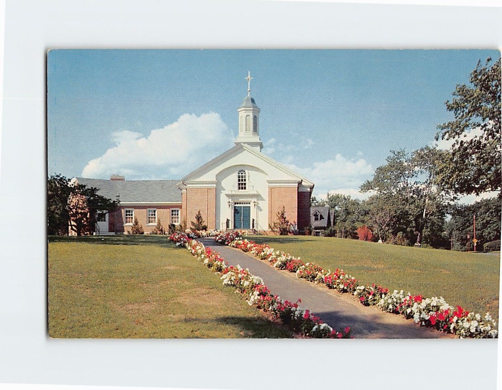 Postcard Fellowship House New Parish House of First Church Massachusetts USA