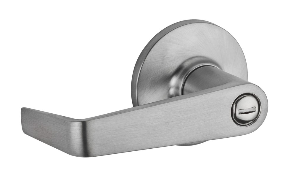 Kwikset 408CNL Chrome Carson Grade 3 Privacy Door Lever Set