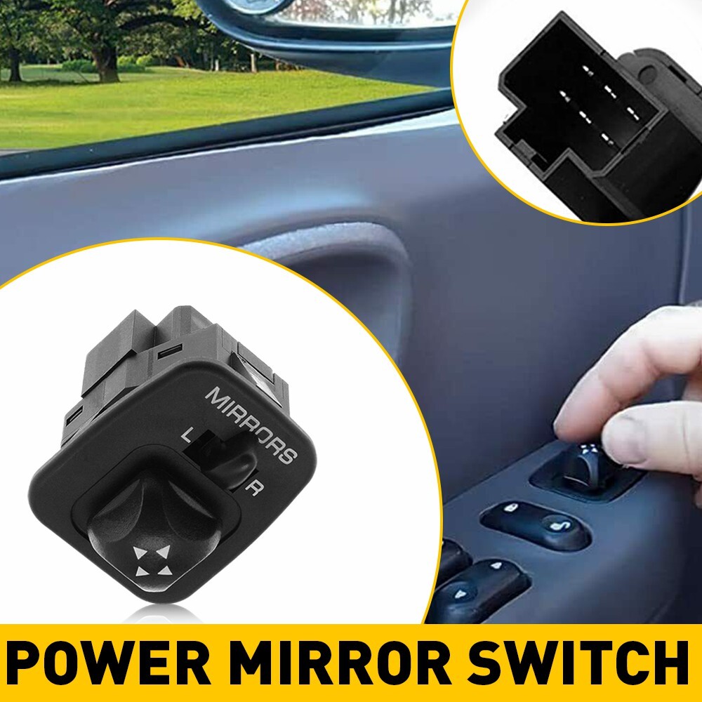 Power Mirror Control Front Switch Driver Side New Fits For 1998-2000 Ford Escort