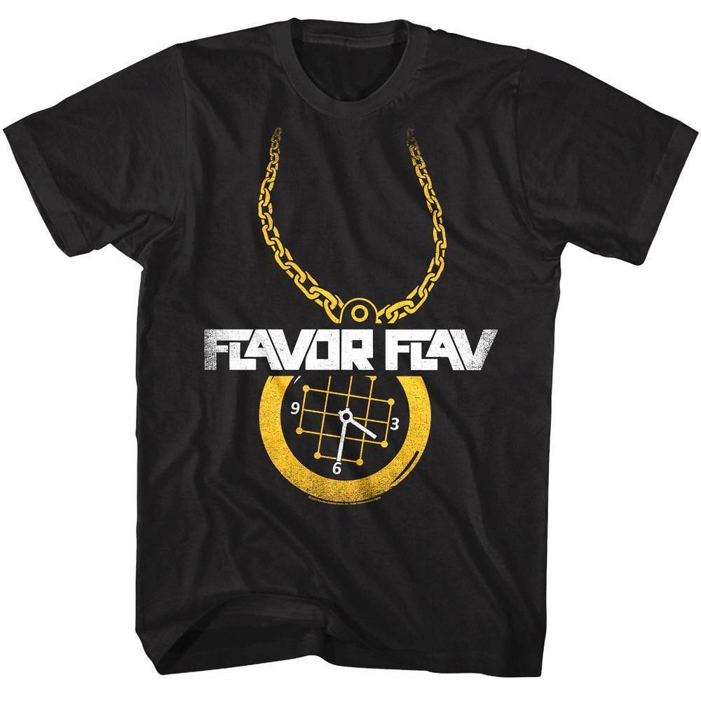 Flavor Flav Gold Chain Clock Men's T Shirt