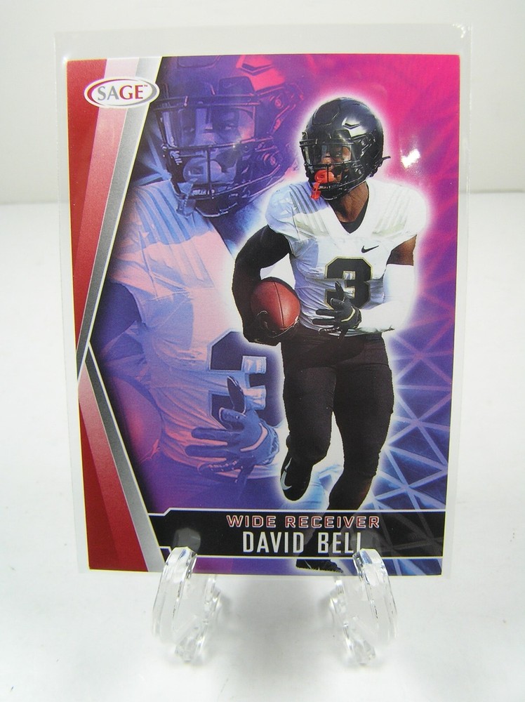 Sage 2022 NCAA College Football Card #13 David Bell Purdue University