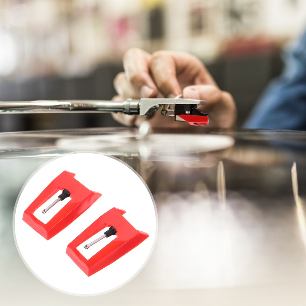 2 Replacement Stylus Needles for Turntable Record Player