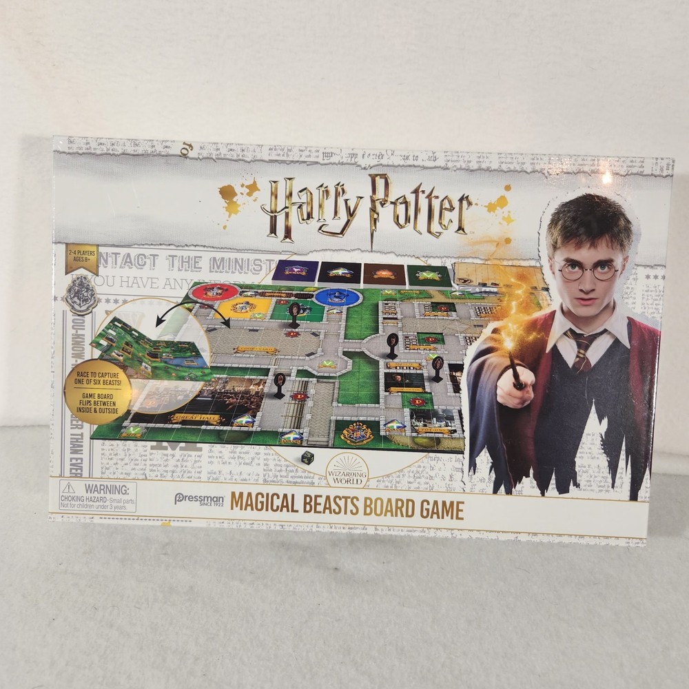 Harry Potter Magical Beasts Board Game Wizarding World By Pressman NEW Sealed