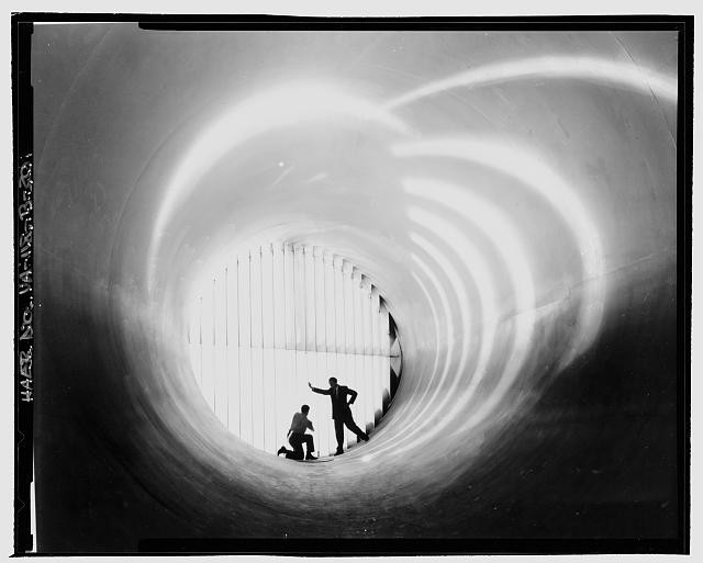 Photo:Langley Research Center 1900s Wind Tunnel Test Model Engineers