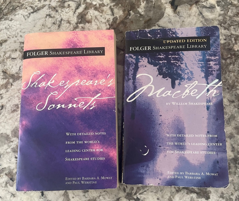 Folger's Shakespeare Library, Shakespeare's Sonnets and Macbeth