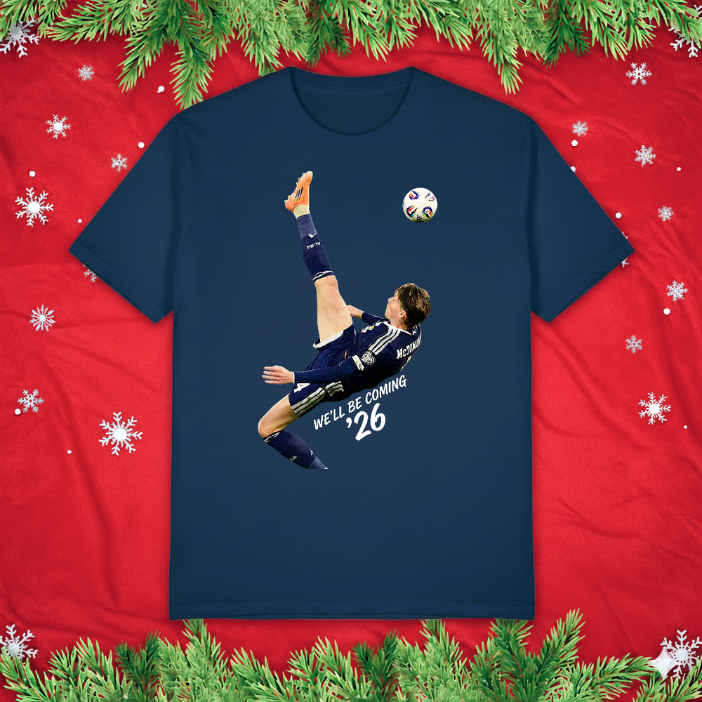 Scotland We’ll Be Coming 26 T-Shirt, World Cup 2026 Scotland Football Tee Top