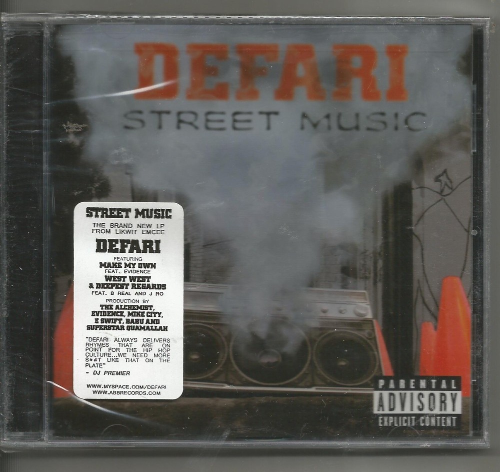 Defari - Street Music - Pa Version - Boo Capone, Tuffy, Evidence, Threat, J Ro,