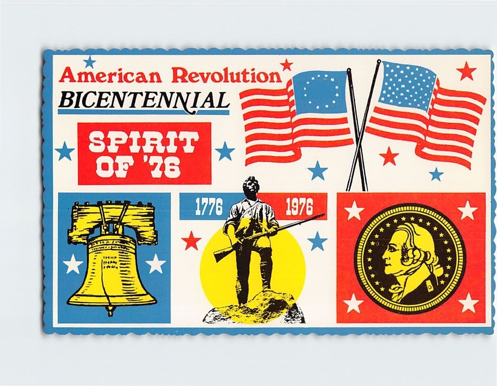 Postcard American Revolution Bicentennial Spirit Of 1976 USA
