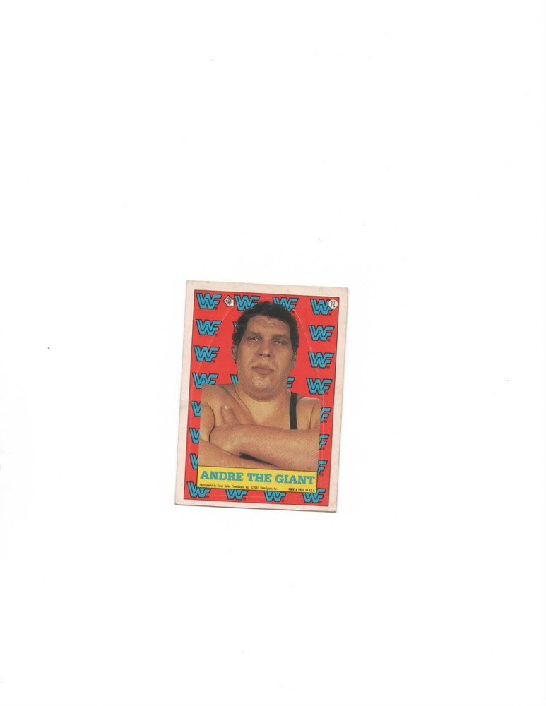 1987 Topps WWF Stickers Andre the Giant #17