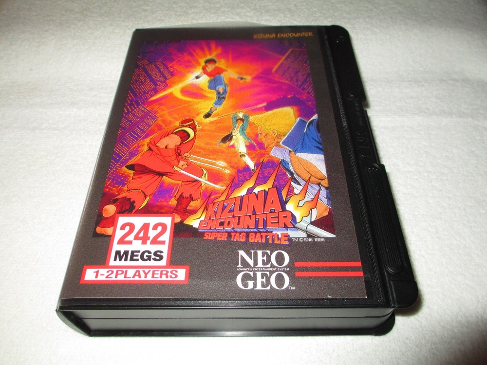Kizuna Encounter Neo Geo Aes Complete Cib English Usa Nci Version *Numbered 38*