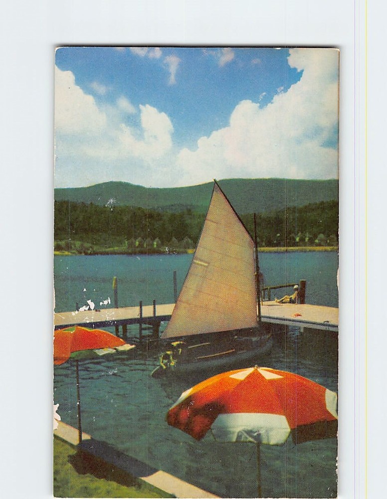 Postcard Scene in Alton Bay Lake Winnipesaukee New Hampshire USA