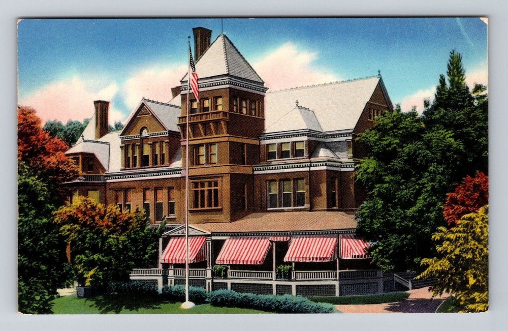 Albany NY-New York, Governor's Mansion, Antique, Vintage Souvenir Postcard