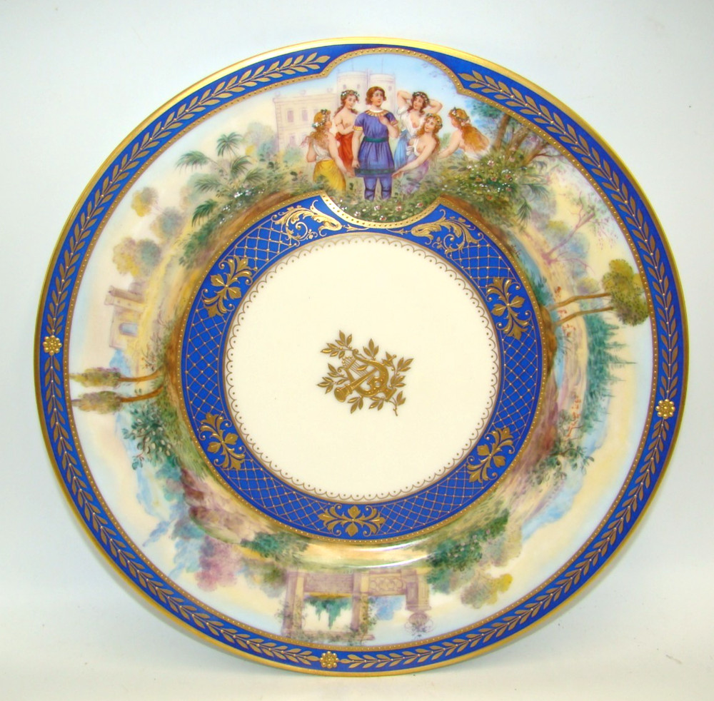 Hutschenreuther Dresden Hand Painted Wagner Opera Plate Parsifal