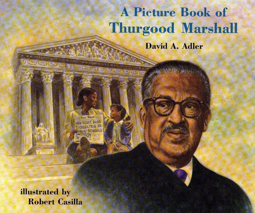 A Picture Book of Thurgood Marshall by David A. Adler (English) Paperback Book