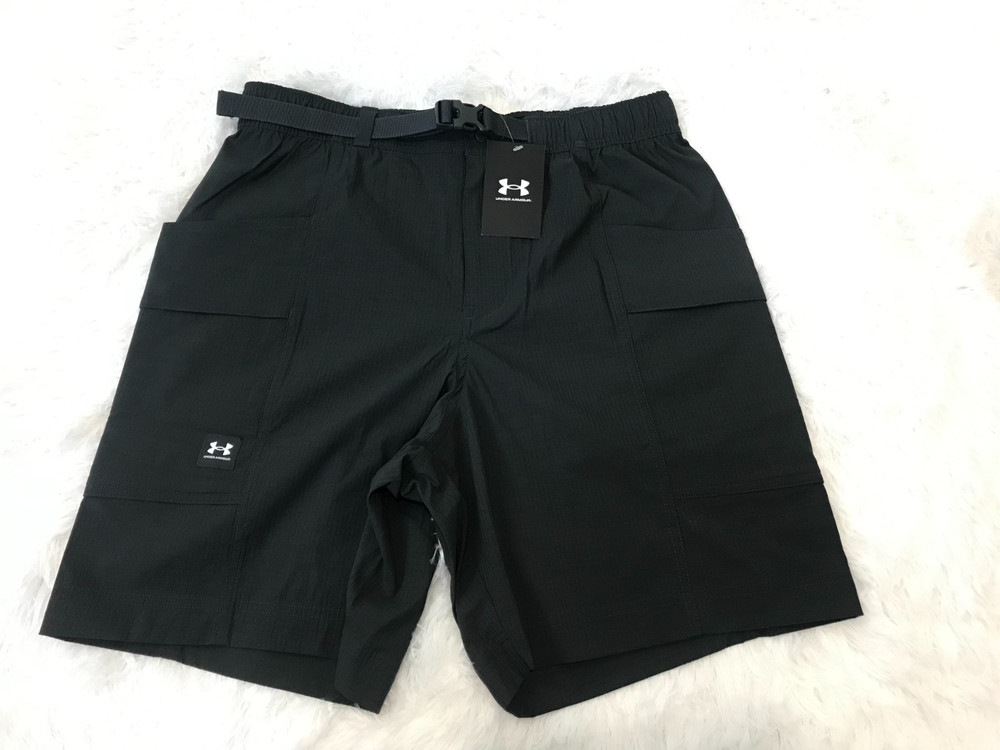 Under Armour Storm Men's Size M Anthracite Expanse Woven Cargo Shorts NWT