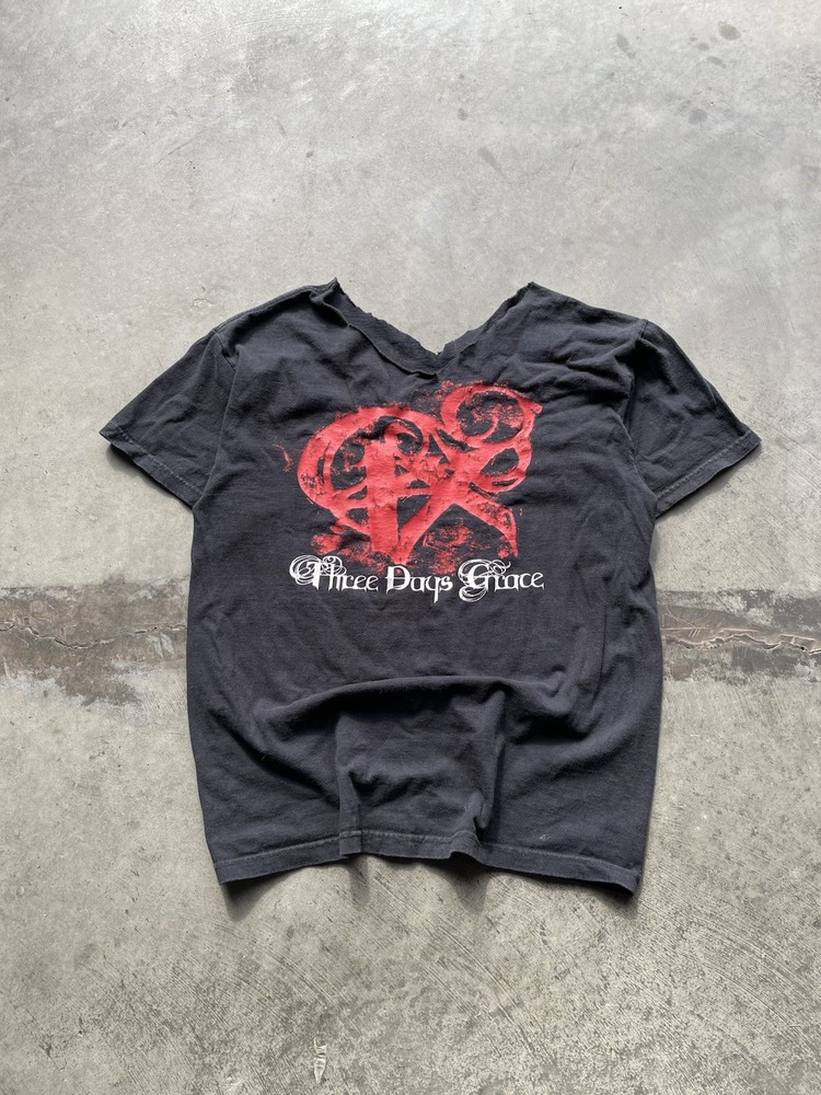 Gildan Three Days Grace Tour 2007-2008 Get Out Alive T-Shirt Size M