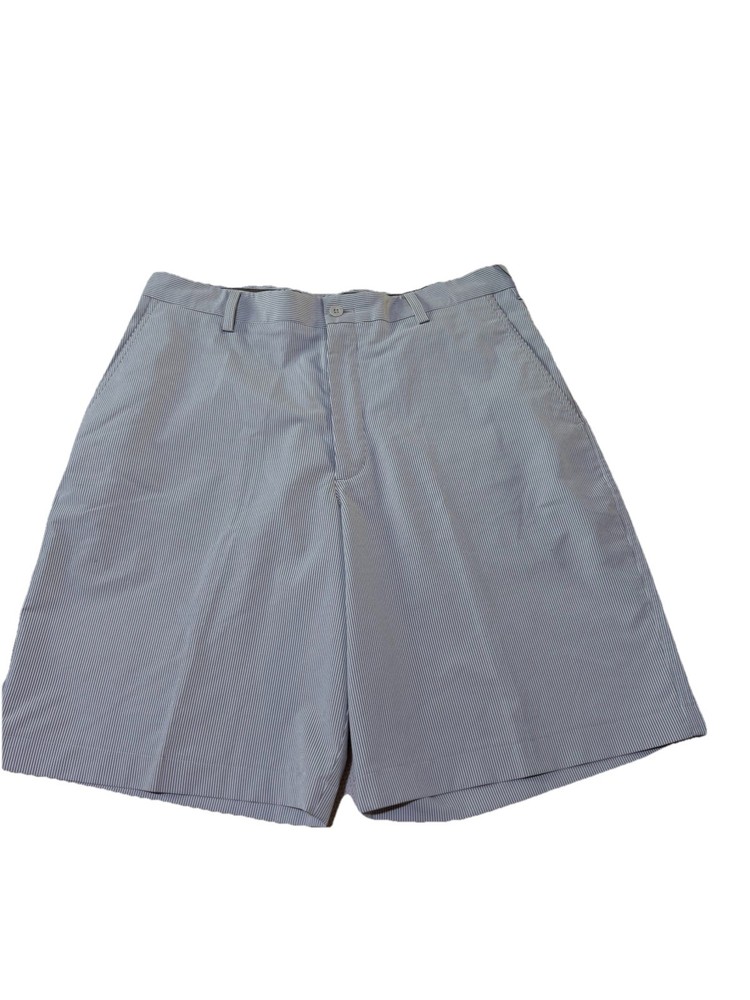 Nike Golf Dri-Fit Stretch Gray Pin Striped Chino Performance Shorts Men's 34