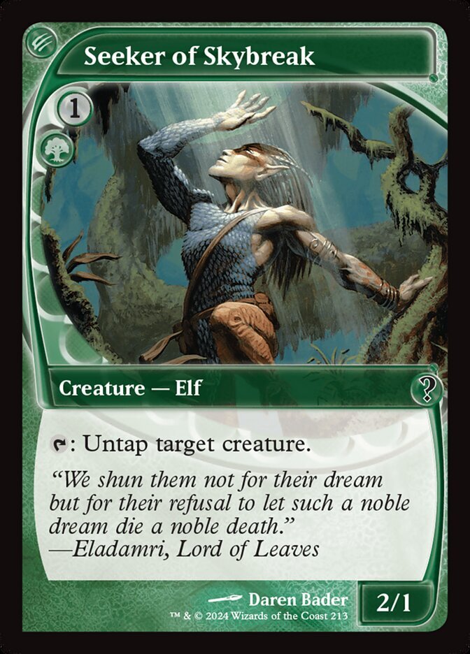 MTG Magic the Gathering Seeker of Skybreak (213/390) Mystery Booster 2 NM