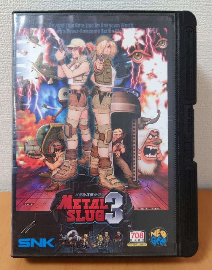 SNK METAL SLUG  3 FRIST PRINT  Neo Geo   Neogeo  AES