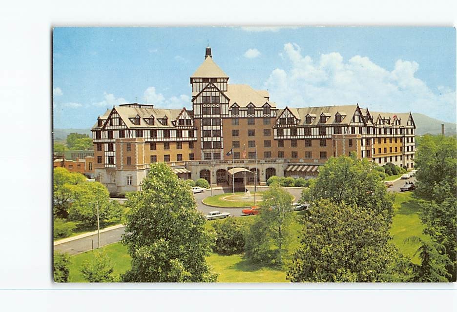 Postcard Hotel Roanoke Virginia 24006 Old English Tudor Inn USA North America