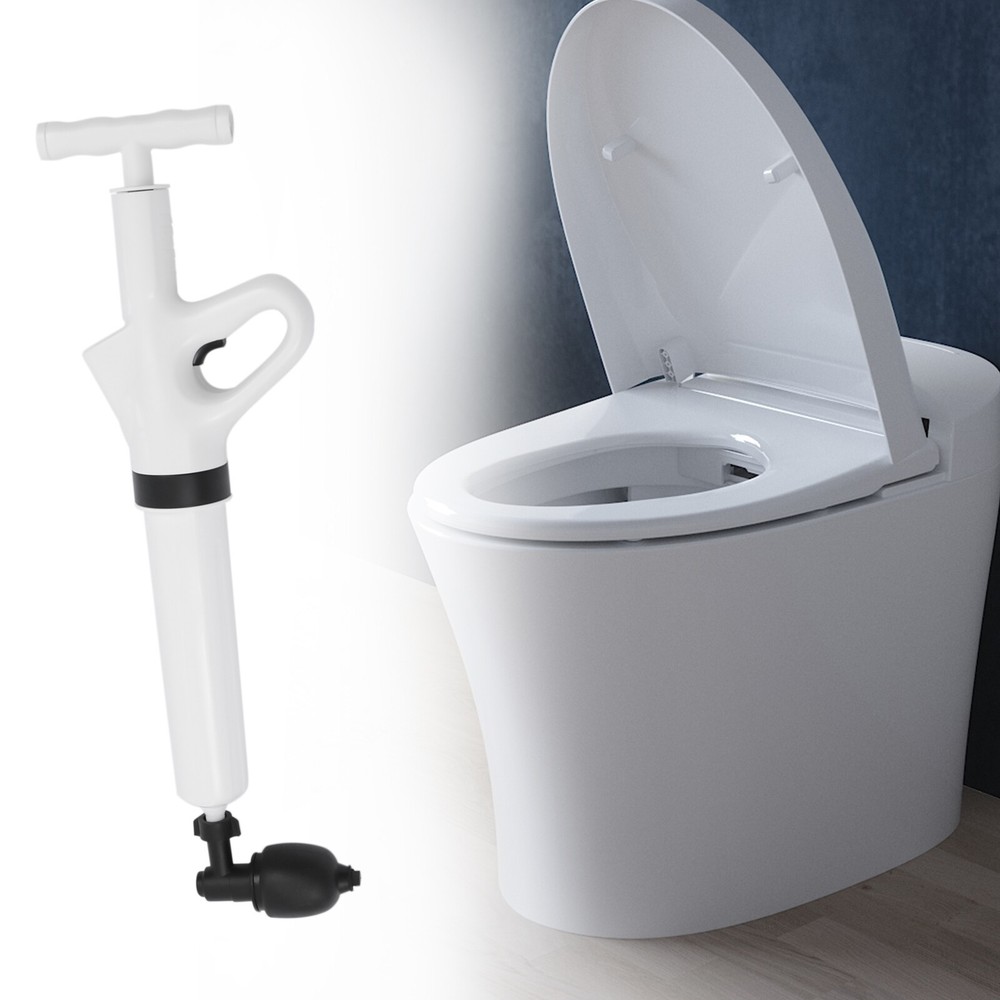 High Pressure Toilet Air Plunger Kit Air Toilet Unclogger Air Drain Blaster Kit
