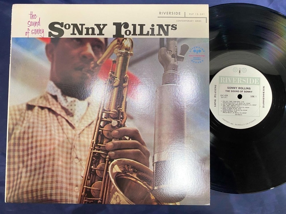 Sonny Rollins The Sound Of Sonny Riverside Ojc-029 Mono Us Lp