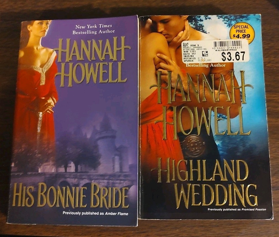 Hannah Howell Book Lot His Bonnie Bride & Highland Wedding