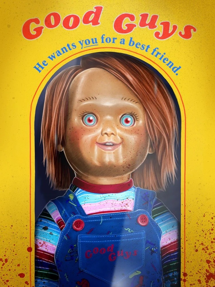 Child's Play by Laz Marquez 6/50 Giclee Print Movie Poster Screen Print 18x24Friend Til the End, Movie Poster - Child's Play