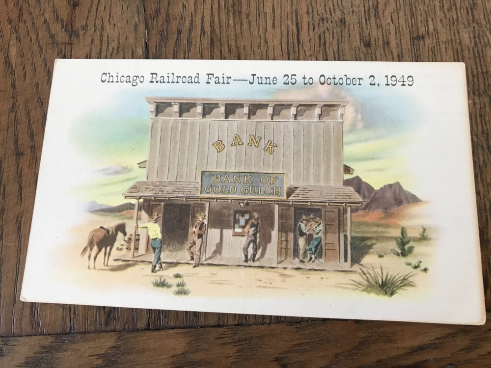 Continental Illinois National Bank Trust Company Chicago Illinois Railroad Fair