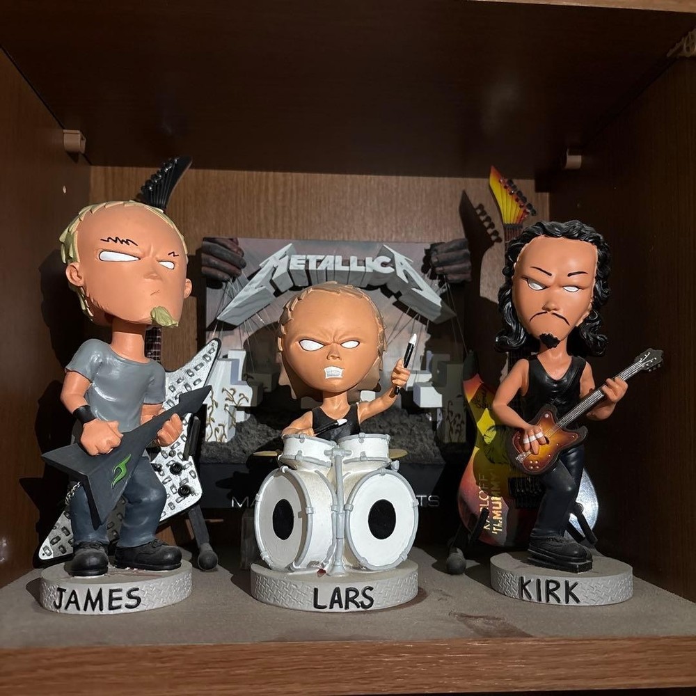Rare MINT Metallica Bobblehead Figure Set (3 pcs) Discontinued OOP w/ Box