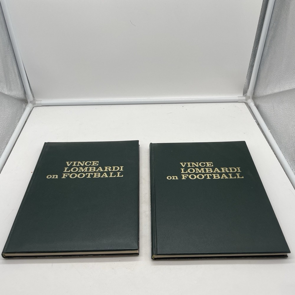 Vince Lombardi on Football 2-Volume  Set - 1st Printing 1973 - Hard Cover