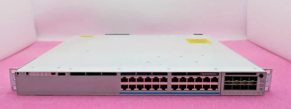 Cisco Catalyst C9300-24UXB-A 24x 10G/mGig RJ45 UPoE Switch + C9300-NM-8X