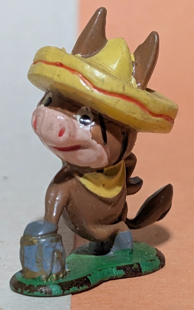 Vintage 1961 Marx TV Tinykins Baba Looey Figure Hanna-Barbera Quick Draw McGraw
