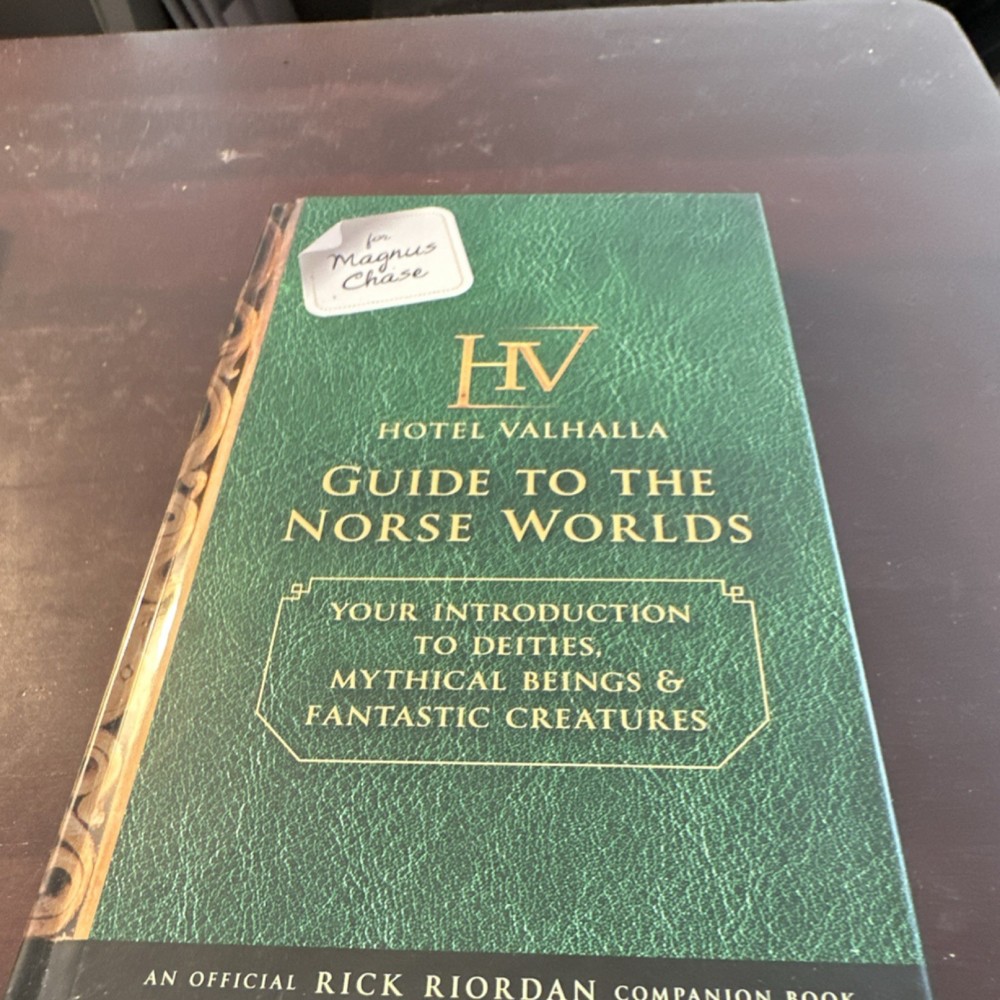 Rick Riordan Hotel Valhalla Guide to the Norse Worlds Magnus Chase HC 2016