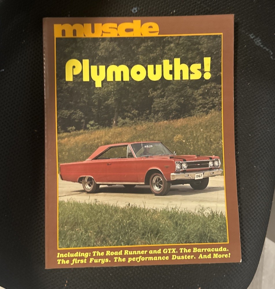 Automotive Book - Muscle Plymouths! - 1984 Thomas Bonsall - EXC Cond