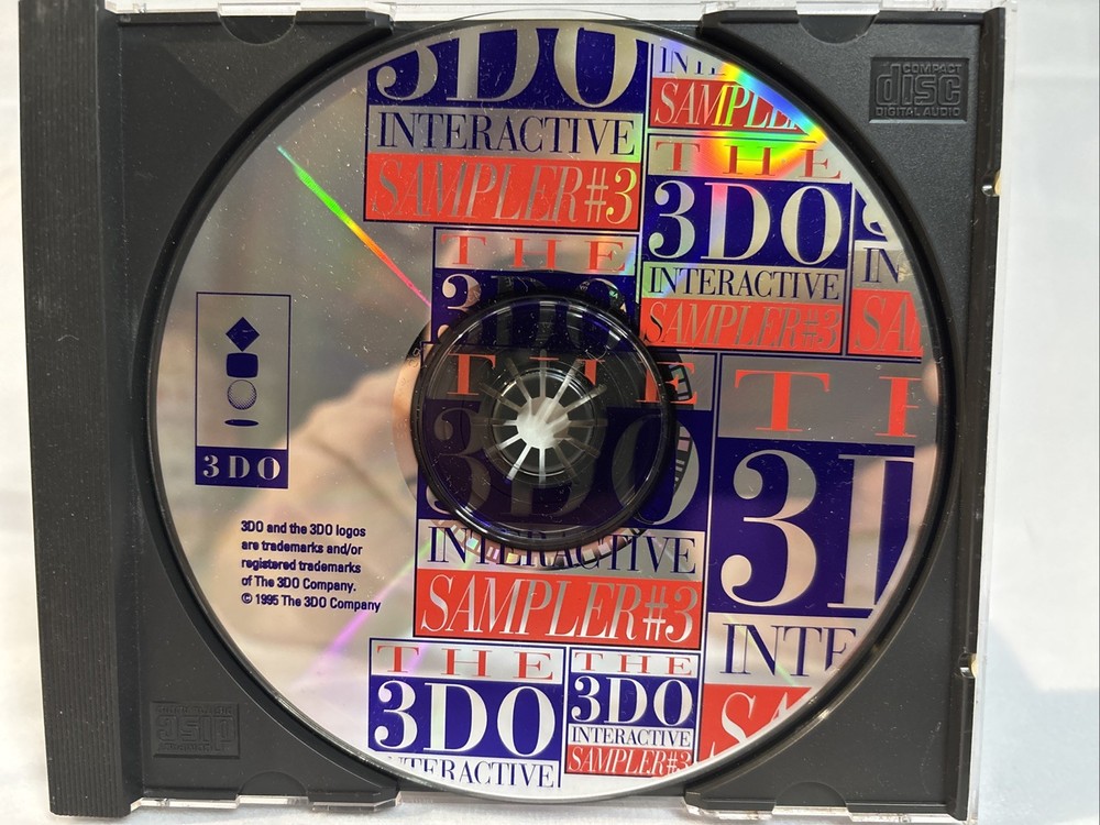 3DO Interactive Sampler CD #3 Video Game Disc w/ Gex Demo + More - Disc Only