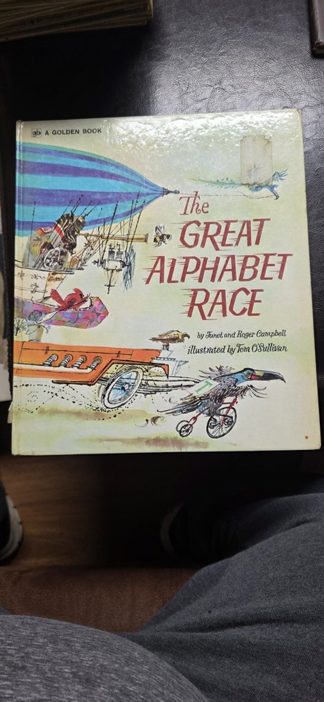 Vintage The Great Alphabet Race by Janet and Roger Campbell 1972