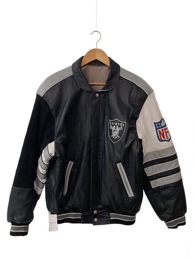Jeff Hamilton Raiders Stadium Jacket/M/Leather/Blk/Plain 3497