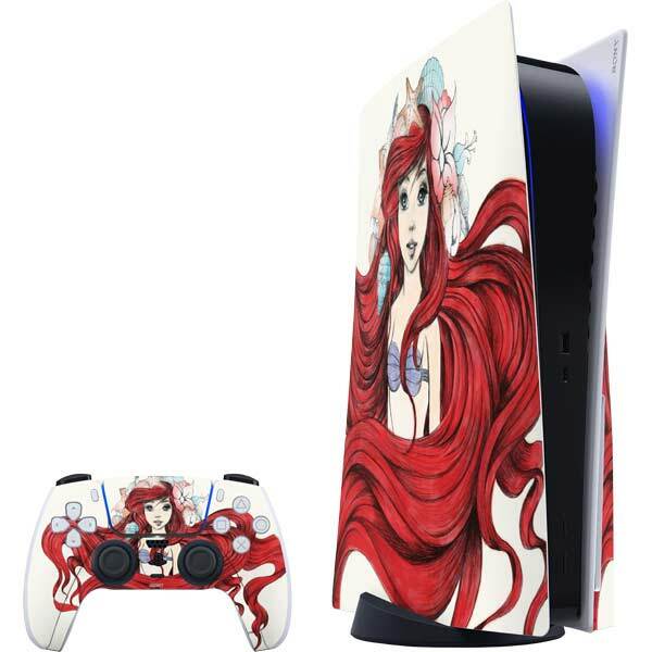 The Little Mermaid PS5 Bundle Skin - Ariel Illustration