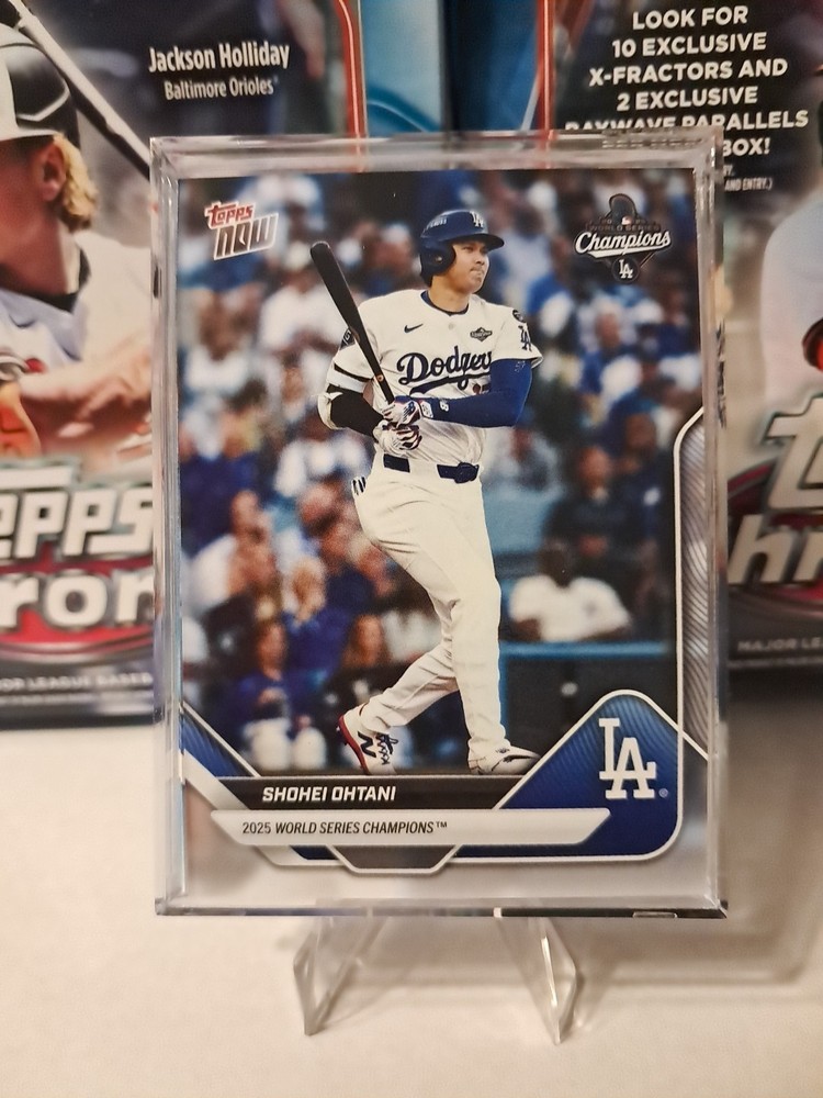 Los Angeles Dodgers 2025 Topps Now World Series Champions 15-Card Team Set MLBRoki Rookie, Shohei MVP